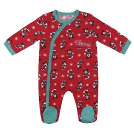 Pelele Mickey 12 Months Red