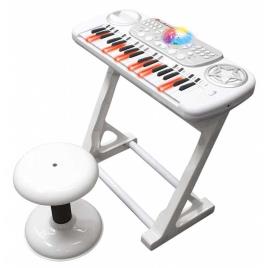 Tachan Disco De Teclado Eletrônico Com Banquinho 3-6 Years Multicolor