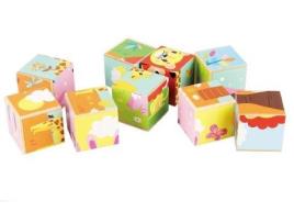 Jogo de Formas MAJESTIC KIDS Jungles Cubes (Idade Mínima: 18 meses)