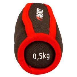 Soft Neoprene Dumbbell 500gr 2 Units One Size Black / Red