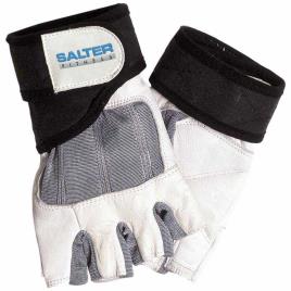 Luvas De Treinamento De Couro E Spandex L Grey / White