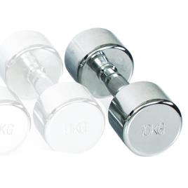Pro Chrome Dumbbell 10 Kg Unit 10 kg Chromed
