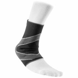 Ankle Sleeve With 4-way Elastic With Gel Buttresses L Black