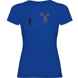 Camiseta De Manga Curta Train Shadow L Royal Blue