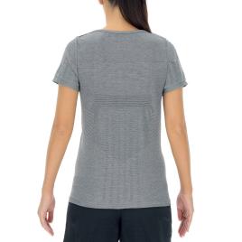 Camiseta De Manga Curta Natural Training L Grey Melange