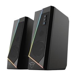 Colunas Trust GXT 609 Zoxa RGB Preta