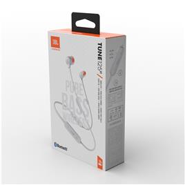 JBL Auriculares in-ear Tune 125, com Microfone, Bluetooth, Branco