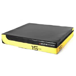 Safe Plyometric Box 15x76x90 cm Black