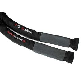 Battle Rope With Nylon Cover 12 M 12 kg Black