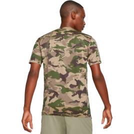Camiseta Manga Curta Dri Fit Camo S Khaki