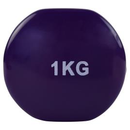 Tunturi Vynil Dumb 1kg 2 Unidades 1kg Purple