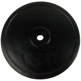 Placa De Peso De Borracha 15kg 15kg Black