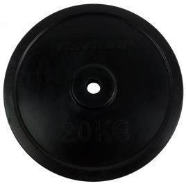 Placa De Peso De Borracha 20kg 20kg Black