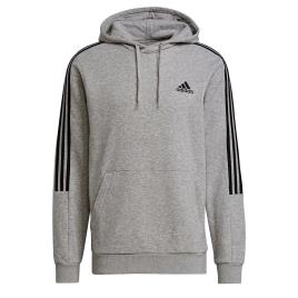 Capuz Essentials Cut 3 Stripes XL Medium Grey Heather / Black