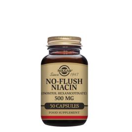 Solgar No-Flush Niacina 500mg 50 cápsulas vegetais