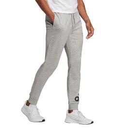 Calças Essentials French Terry Tapered Cuff Logo XL Medium Grey Heather / Black