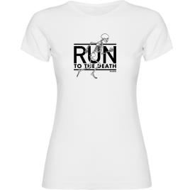 Camiseta De Manga Curta Run To The Death S White