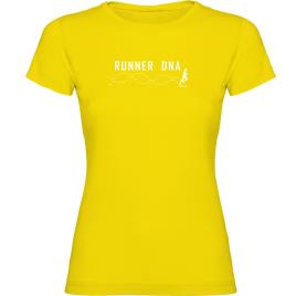 Kruskis Camiseta De Manga Curta Runner Dna L Yellow