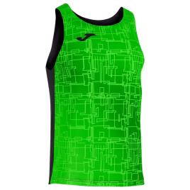 Camiseta Sem Mangas Elite Viii 11-12 Years Black / Green Fluor