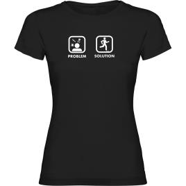 Camiseta De Manga Curta Problem Solution Run M Black
