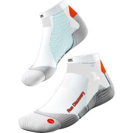 X-socks Meias Run Discovery EU 35-38 Arctic White / Dolomite Grey