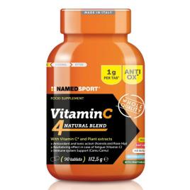 Tabletes Vitamin C 4 Mistura Natural 90 Unidades Sabor Neutro One Size Multicolor