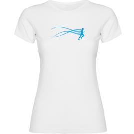 Camiseta De Manga Curta Run Estella S White
