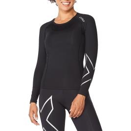 2xu Camiseta De Manga Comprida De Compressão Core M Black / Silver