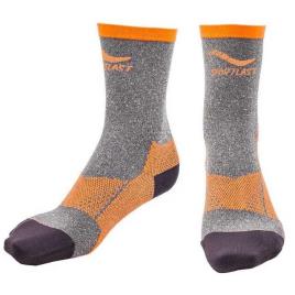 Meias Curtas De Fascite Plantar S Grey / Orange