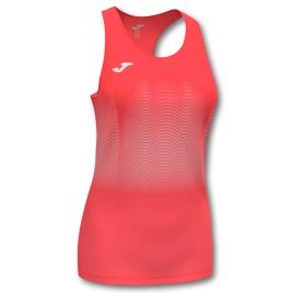 Camiseta Sem Mangas Elite Vii M Fluor Coral / White