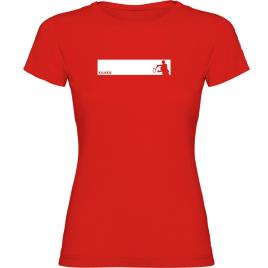 Camiseta De Manga Curta Tennis Frame M Red