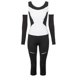 Performance Catsuit M White / Black