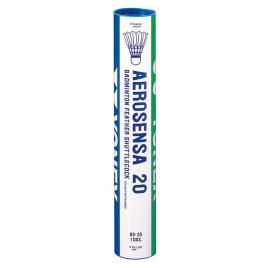 Petecas De Badminton Aerosensa 20 V3 20 Units White