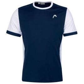 Camiseta De Manga Curta Davies 128 cm Dark Blue / White