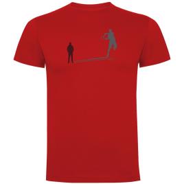 Camiseta De Manga Curta Tennis Shadow 2XL Red