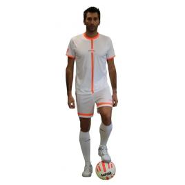 Camiseta De Manga Curta Tipex M White / Coral Fluor