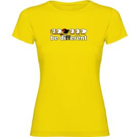 Camiseta De Manga Curta Be Different Tennis S Yellow