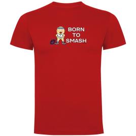 Camiseta De Manga Curta Born To Smash M Red
