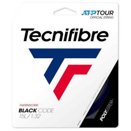 Tênis De Corda única Black Code 12 M 1.28 mm Black