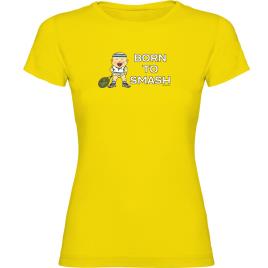 Camiseta De Manga Curta Born To Smash M Yellow
