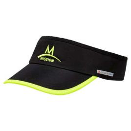 Viseira Cooling One Size Black / High Vis Green