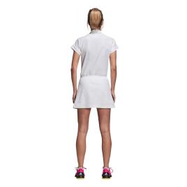 Adidas Vestido Seasonal 40 White / Shock Pink