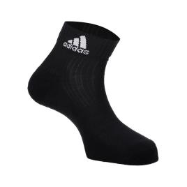 Meias 3 Stripes Performance Half Cushion Ankle 3 Pares EU 27-30 Black