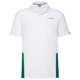 Camisa Polo De Manga Curta Club Tech S White / Green