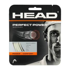 Squash Single String Perfect Power 10 M 1.25 mm White