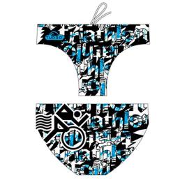 Slip De Banho Multi Triathlon Waterpolo 7-8 Years black / royal