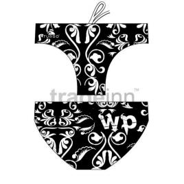 Slip De Banho Madeira L Black / White