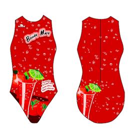 Roupa De Banho Bloody Mary L Maroon / Red