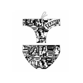 Slip De Banho Yeah Comic S White / Black