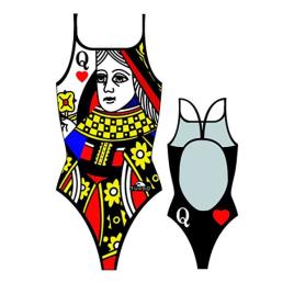 Roupa De Banho Queen Of Hearts M Multicoloured/Red